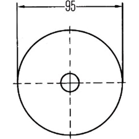 HELLA Rear Reflector