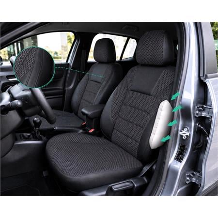 CLASSICO Style Seat Covers (Black) For Citroen C ZERO 2010 Onwards