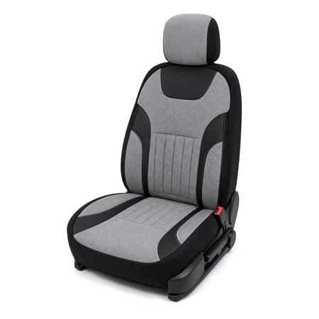 LEADER Style Seat Covers (Light Grey) For Citroen C ZERO 2010 Onwards