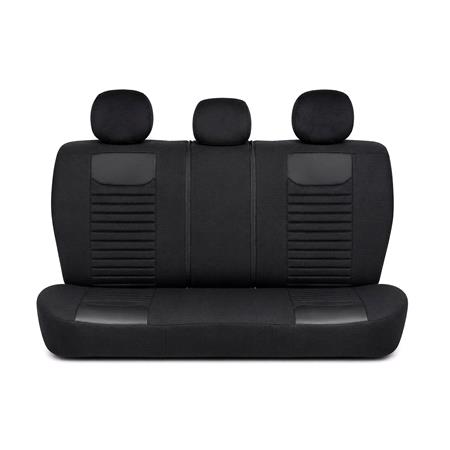 CHAMPION Style Seat Covers with Fixed Headrests (Black) For Citroen C ZERO 2010 Onwards