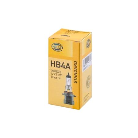 Hella 12V HB4A 51W P22d Bulb   Single