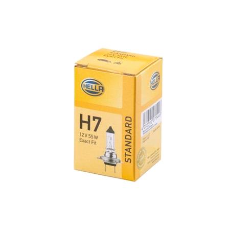 Hella 12V H7 55W PX26d Bulb   Single