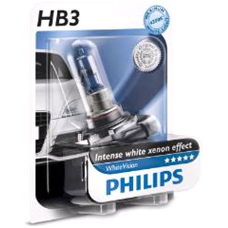 Philips WhiteVision HB3 Bulb   Kia OPTIMA Sportswagon 2016 Onwards