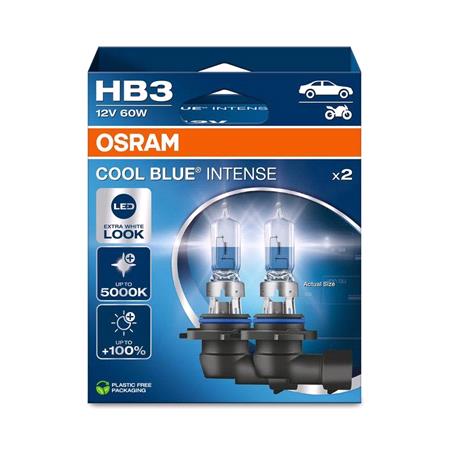 OSRAM COOL BLUE? INTENSE (PAIR) HB3 12V 60W P20d 