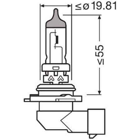 Osram Cool Blue Intense 12V 51W HB4 5000K Twin Pack Bulbs for Audi A8, 1994 200