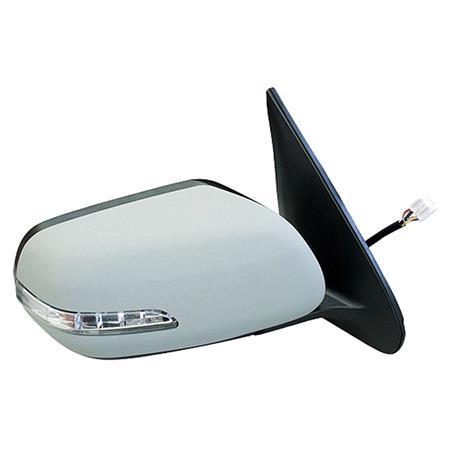 Right Wing Mirror (electric, heated, indicator, primed cover) for Suzuki GRAND VITARA 2010 2014