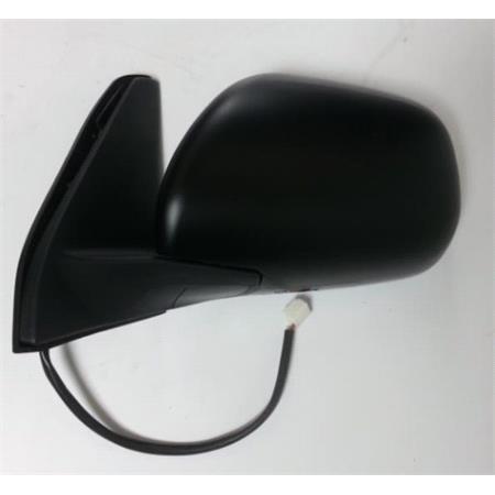 Left Wing Mirror (electric, black cover) for Toyota LAND CRUISER (J120), 2002 2010