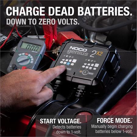 NOCO GENIUS2X2 4A 2 Bank Battery Charger