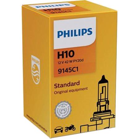 Philips Standard 12V H10 45W PY20d Bulb   Single