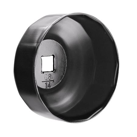 Spin on oil filter cup wrench Ø 68 mm with 14 sides