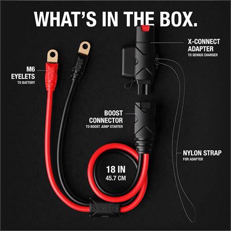 NOCO Boost X Connect Adapter Extension Cable For Boost Jump Starters   GBC007  