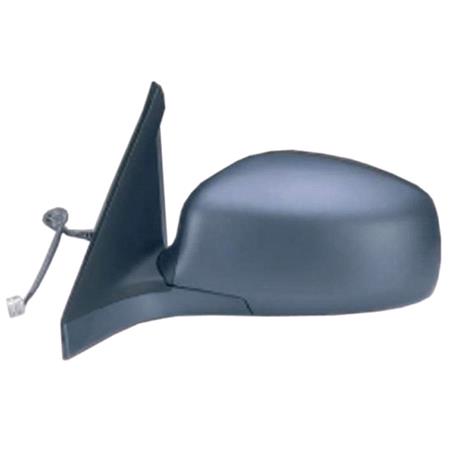 Left Wing Mirror (electric, heated, black cover) for SUZUKI SWIFT III, 2005 2010