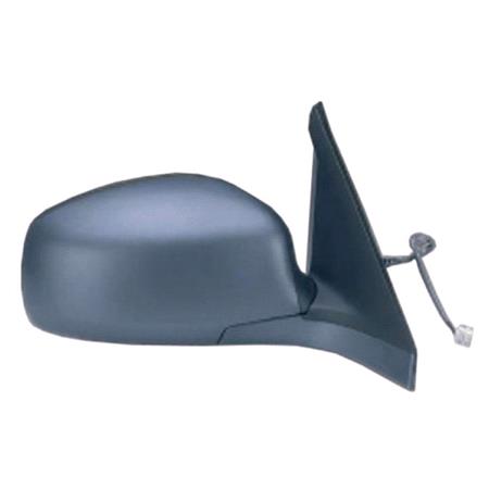 Right Wing Mirror (electric, heated, black cover) for SUZUKI SWIFT III, 2005 2010