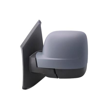 Left Wing Mirror (manual, primed cover) for Renault TRAFIC III Bus, 2014 Onwards