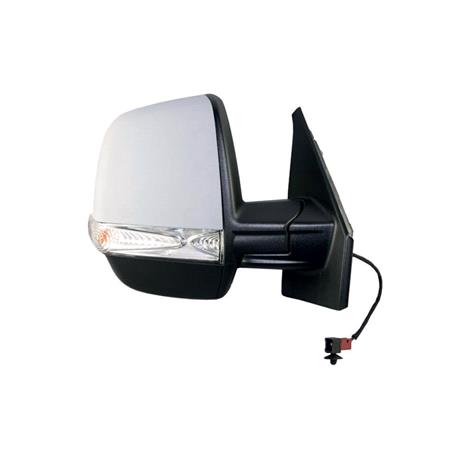 Right Wing Mirror (electric, heated, indicator, double glass, temp. sensor) for Opel COMBO, 2012 Onwards