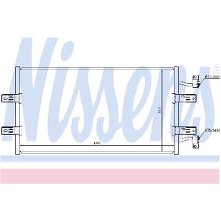Nissens Air Conditioning Condenser   940119