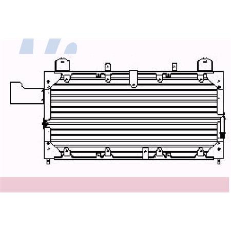 Nissens Air Conditioning Condenser   94318