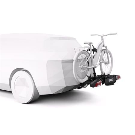 Thule EasyFold 3 Towbar Mounted Bike Rack for 2 Bikes   Black