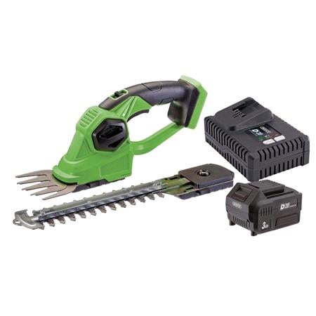 Draper 94594 D20 20V 2 In 1 Grass And Hedge Trimmer With Battery And Fast Charger