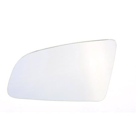 Left Stick On Wing Mirror glass for AUDI A3, 2003 2008