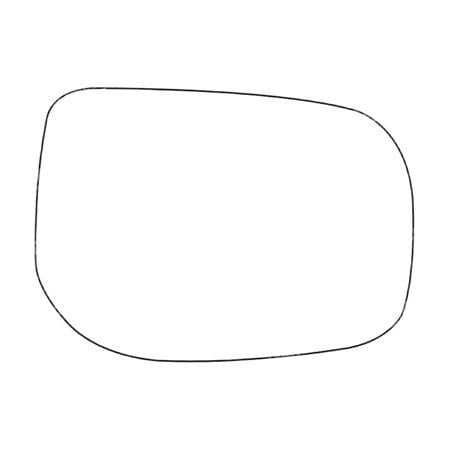 Right Stick On Wing Mirror Glass for Toyota AURIS VAN van 2006 2013