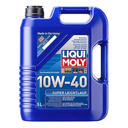 Liqui Moly 10W 40 A3/B4 Super Leichtlauf Engine Oil   5 Litre
