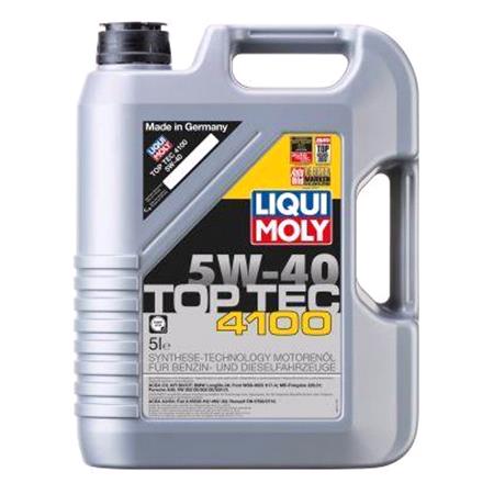 Liqui Moly Top Tec 4100 5W 40 Engine Oil   5L
