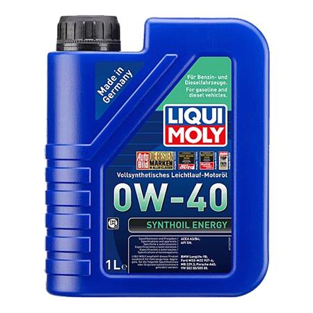 Liqui Moly 0W 40 A3/B4 Synthoil Energy Engine Oil   1 Litre