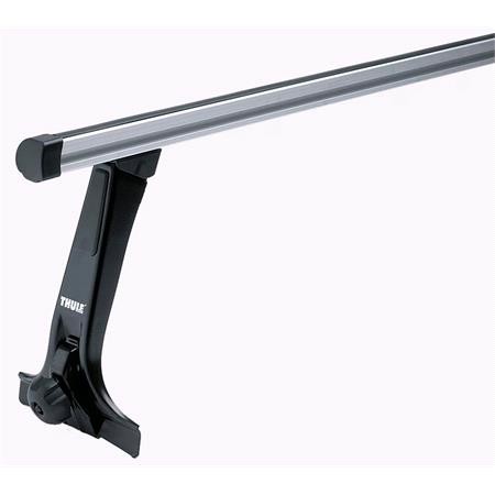 Thule ProBar Evo Roof Bars for Chevrolet CAVALIER Coupe Coupe, 2 door, 1989 1991, with Rain Gutters