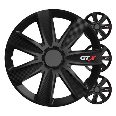 GTX 17 Inch Wheel Trims Set   CARBON BLACK