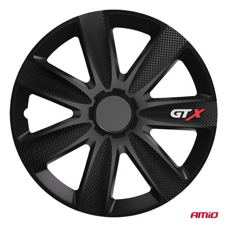 GTX 17 Inch Wheel Trims Set   CARBON BLACK