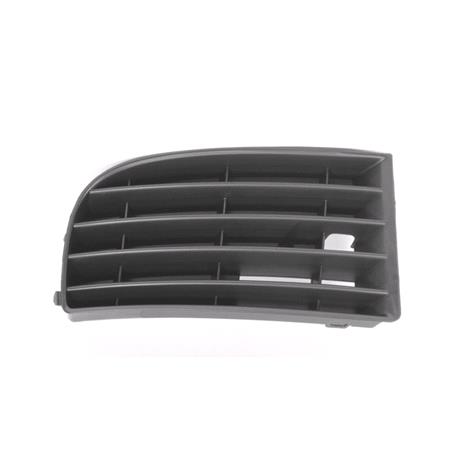 Volkswagen Golf MK5 2004 2009 Hatchback RH (Drivers Side) Front Bumper Grille, Without Fog Lamps, TUV Approved