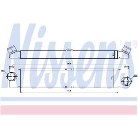 Nissens Intercooler   96623
