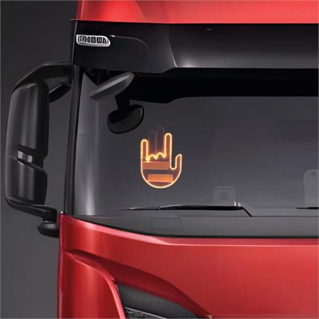 LED Hand Gestures, Decoration Sign with Wireless Remote Control