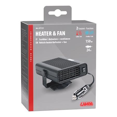 24V Truck Heater/Defroster & Fan   150W