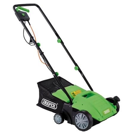 Draper 97921 230V 2 in 1 Lawn Aerator and Scarifier, 320mm, 1500W