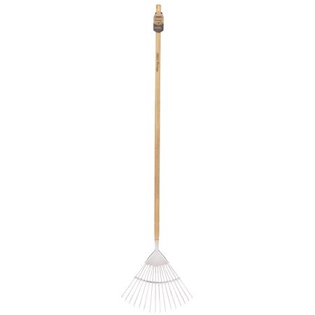 Draper 99020 Heritage Stainless Steel Lawn Rake with Ash Handle