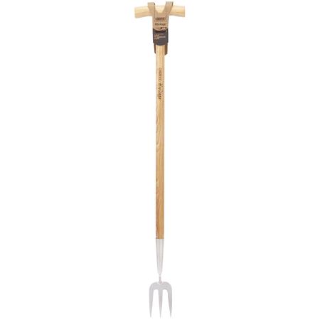 Draper 99031 Heritage Stainless Steel Fork With Ash Long Handle