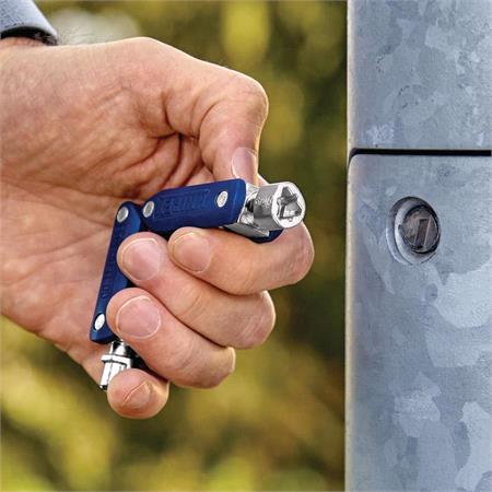 KNIPEX Control Cabinet Key "Double Joint", 62 mm