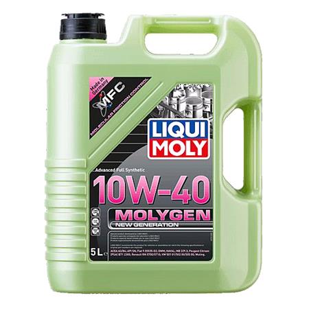 Liqui Moly 10W 40 A3/B4 Molygen New Generation Engine Oil   5 Litres