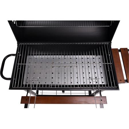 CHARCOAL GRILL WITH LID 71X34,5CM