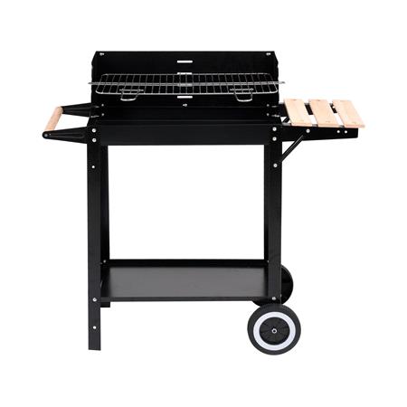 CHARCOAL GRILL WITH SHELF 48,5X26CM