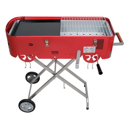 FOLDING CHARCOAL GRILL 70 X 29,5CM