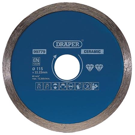 Draper 99779 Continuous Diamond Blade (115mm)