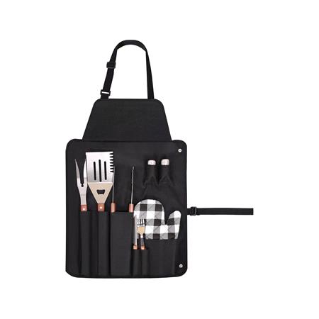 BBQ Essentials Set, Inc. 8 Accessories and Apron