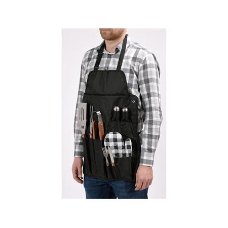 BBQ Essentials Set, Inc. 8 Accessories and Apron