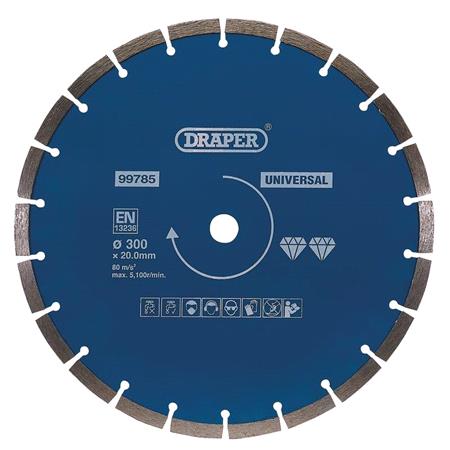 Draper 99785 Segmented Diamond Blade (300mm)