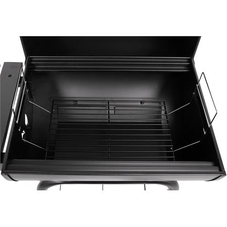 CHARCOAL GRILL WITH LID GRATE 47X34CM
