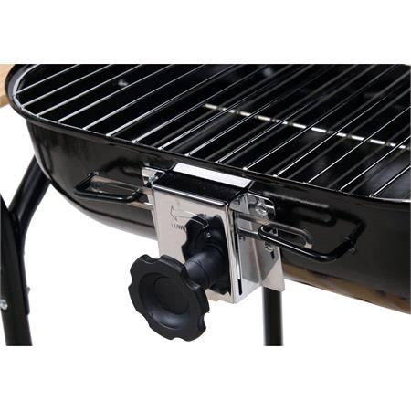 CHARCOAL GRILL WITH GRATE ADJUST 45X40CM