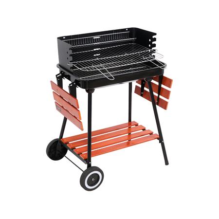 CHARCOAL GRILL W/ SHELVES GRATE 53X33CM